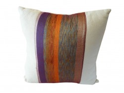 Handmade silk cushion
